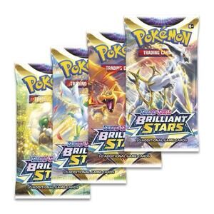 1x Pokemon TCG Brilliant Stars Booster Pack From Box Random Artwork NEW/SEALED